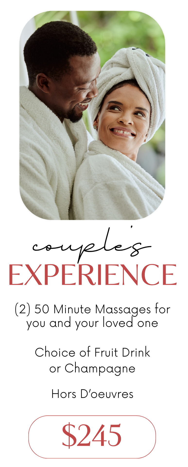 Couple's Experience V-Day Spa Package